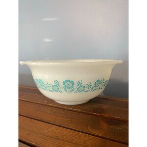 VTG Glasbake Maid of Honor Cinderella Mixing‎ Bowl 1.5 Pint Bowl, MCM Bakeware